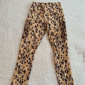 Fabletics leopard print athletic pants